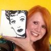"I LOVE LUCY" ~ WITH HER BIGGEST FAN