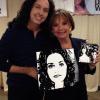 DAWN WELLS - "MARY ANN / GILLIGAN'S ISLAND" WITH HER PAINTINGS