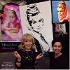 BARBARA EDEN RECEIVING HER "I DREAM OF JEANNIE" PAINTING