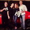 TOM WOPAT, CATHERINE BACH AND JOHN SCHNEIDER "THE DUKES OF HAZZARD" ~ WITH THEIR PAINTINGS