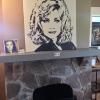 MY "BARBARA MANDRELL" PAINTING ON DISPLAY AT THE FONTANEL, WHITES CREEK, TN